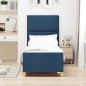 Struttura Letto Blu vidaXL 80x200 cm in Tessuto