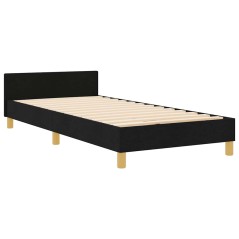 Struttura del letto vidaXL Nera 90x190 cm in tessuto