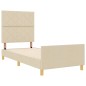 vidaXL Struttura Letto Panna Legno ingegnerizzato 92 x 187 cm vidaXL Struttura Letto Panna Legno ingegnerizzato 92 x 187 cm