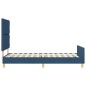Struttura Letto vidaXL Blu 90x200 cm in Tessuto