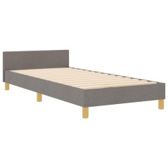 Struttura del Letto vidaXL Tortora 100x200 cm in Tessuto