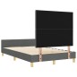 Letto Grigio Scuro 120x200 cm in Tessuto - vidaXL