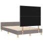 Struttura Letto vidaXL in Tortora, 120x200 cm, Tessuto