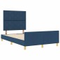 Struttura Letto Blu vidaXL 120x200 cm in Tessuto