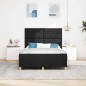 Struttura del Letto vidaXL Nera 140x200 cm in Tessuto