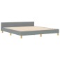 Struttura del letto vidaXL in Grigio chiaro, 180x200 cm, Tessuto Struttura del letto vidaXL in Grigio chiaro, 180x200 cm, Tessuto