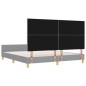 Struttura del letto vidaXL in Grigio chiaro, 180x200 cm, Tessuto Struttura del letto vidaXL in Grigio chiaro, 180x200 cm, Tessuto