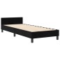 Struttura letto vidaXL Nera 80x200 cm in velluto