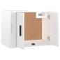 Set di Mobili Porta TV 2 pz Bianco Lucido in Legno Multistrato Set di Mobili Porta TV 2 pz Bianco Lucido in Legno Multistrato
