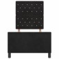 Struttura letto vidaXL Nera 80x200 cm in velluto