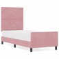 vidaXL Struttura Letto Rosa 80x200 cm in Velluto vidaXL Struttura Letto Rosa 80x200 cm in Velluto