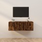Mobili Porta TV a Parete 2 pz Rovere Fumo 57x34,5x40 cm Mobili Porta TV a Parete 2 pz Rovere Fumo 57x34,5x40 cm