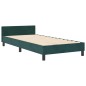 vidaXL Struttura del letto Verde scuro 90x200 cm Velluto vidaXL Struttura del letto Verde scuro 90x200 cm Velluto