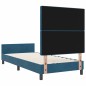 Struttura Letto vidaXL Blu Scuro 100x200 cm Velluto Struttura Letto vidaXL Blu Scuro 100x200 cm Velluto