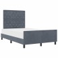 Struttura del letto vidaXL Grigio scuro 120x190 cm Velluto Struttura del letto vidaXL Grigio scuro 120x190 cm Velluto