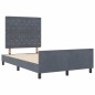 Struttura del letto vidaXL Grigio scuro 120x190 cm Velluto Struttura del letto vidaXL Grigio scuro 120x190 cm Velluto