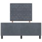 Struttura del letto vidaXL Grigio scuro 120x190 cm Velluto Struttura del letto vidaXL Grigio scuro 120x190 cm Velluto