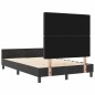 Struttura del letto in velluto nero vidaXL 120x190 cm