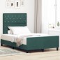 Struttura Letto vidaXL Verde Scuro 120x200 cm Velluto Struttura Letto vidaXL Verde Scuro 120x200 cm Velluto