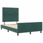 Struttura Letto vidaXL Verde Scuro 120x200 cm Velluto Struttura Letto vidaXL Verde Scuro 120x200 cm Velluto