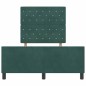 Struttura Letto vidaXL Verde Scuro 120x200 cm Velluto Struttura Letto vidaXL Verde Scuro 120x200 cm Velluto