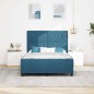 Struttura Letto vidaXL Blu Scuro 160x200 cm Velluto Struttura Letto vidaXL Blu Scuro 160x200 cm Velluto