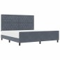 vidaXL Letto con struttura Grigio Scuro 180x200 cm Velluto vidaXL Letto con struttura Grigio Scuro 180x200 cm Velluto