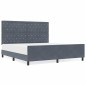 vidaXL Letto con struttura Grigio Scuro 180x200 cm Velluto vidaXL Letto con struttura Grigio Scuro 180x200 cm Velluto