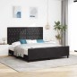 Struttura Letto vidaXL Nera 180x200 cm in Velluto
