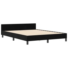 Struttura Letto vidaXL Nera 180x200 cm in Velluto