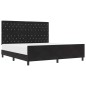 Struttura Letto vidaXL Nera 180x200 cm in Velluto