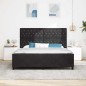Struttura Letto vidaXL Nera 180x200 cm in Velluto
