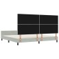 vidaXL Struttura Letto Grigio Chiaro 200x200 cm in Velluto
