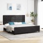 Struttura letto vidaXL Nera 200x200 cm in velluto