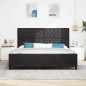 Struttura letto vidaXL Nera 200x200 cm in velluto
