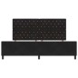Struttura letto vidaXL Nera 200x200 cm in velluto