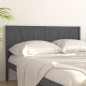 Testiera per Letto Grigia 145,5x4x100 cm Legno Massello di Pino Testiera per Letto Grigia 145,5x4x100 cm Legno Massello di Pino