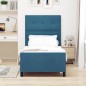vidaXL Letto Matrimoniale Blu Scuro 80x200 cm Velluto vidaXL Letto Matrimoniale Blu Scuro 80x200 cm Velluto