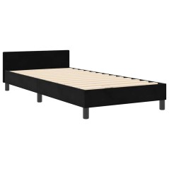 Rete letto vidaXL Nero 100x200 cm Velluto