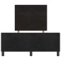Struttura del letto in velluto nero vidaXL 120x200 cm Struttura del letto in velluto nero vidaXL 120x200 cm