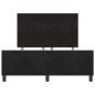 vidaXL Letto Nero 140x200 cm in Velluto