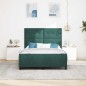 vidaXL Struttura del letto Verde Scuro 140x200 cm Velluto vidaXL Struttura del letto Verde Scuro 140x200 cm Velluto
