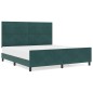 vidaXL Struttura Letto Verde Scuro 180x200 cm Velluto vidaXL Struttura Letto Verde Scuro 180x200 cm Velluto