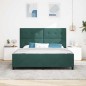 vidaXL Struttura Letto Verde Scuro 180x200 cm Velluto vidaXL Struttura Letto Verde Scuro 180x200 cm Velluto