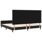 vidaXL Struttura del Letto Nera 200x200 cm in Velluto