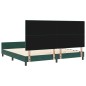 vidaXL Letto Verde Scuro 200x200 cm Velluto