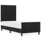 Struttura del letto vidaXL Nera 80x200 cm in Velluto