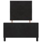Struttura Letto vidaXL Nera 100x200 cm in Velluto