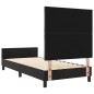 Struttura Letto vidaXL Nera 100x200 cm in Velluto
