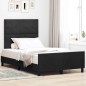 vidaXL Struttura Letto Nera 120x190 cm in Velluto vidaXL Struttura Letto Nera 120x190 cm in Velluto